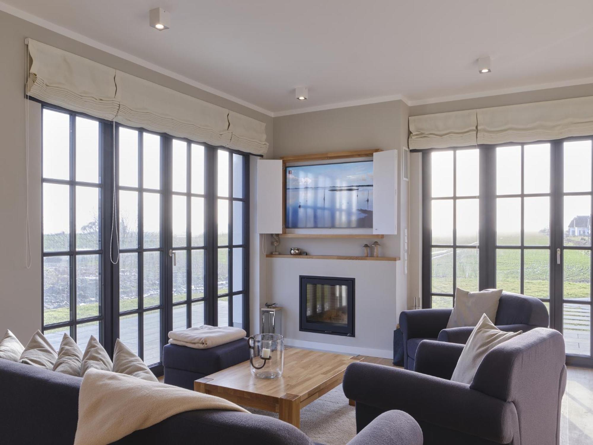 Reetland Am Meer - Luxusplus Reetdachvilla Mit 4 Schlafzimmern, Aussensauna, Loungebereich Und Kamin G07 درانسكي المظهر الخارجي الصورة