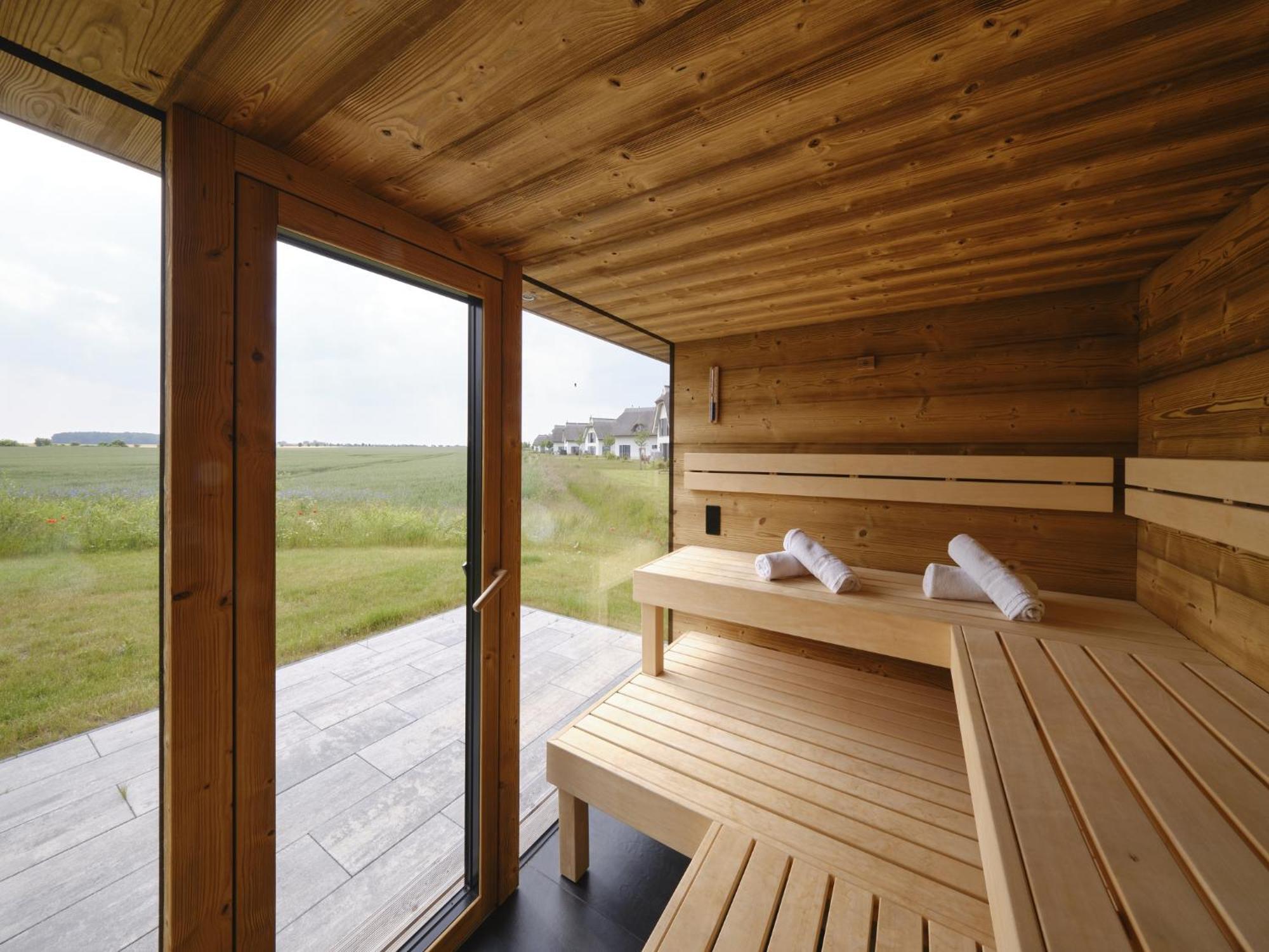 Reetland Am Meer - Luxusplus Reetdachvilla Mit 4 Schlafzimmern, Aussensauna, Loungebereich Und Kamin G07 درانسكي المظهر الخارجي الصورة